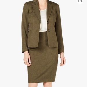 Le suit jacket/skirt suit set Loden size 8